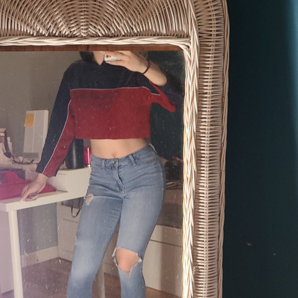 Reebok cropped hoodie